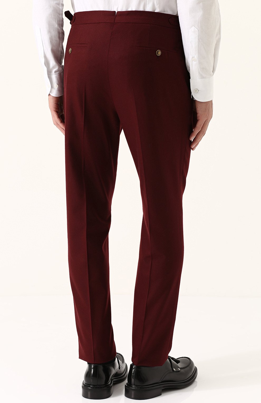 Шерстяные брюки прямого кроя PT01, арт. GFP1Z00P0E/C033, фото 4