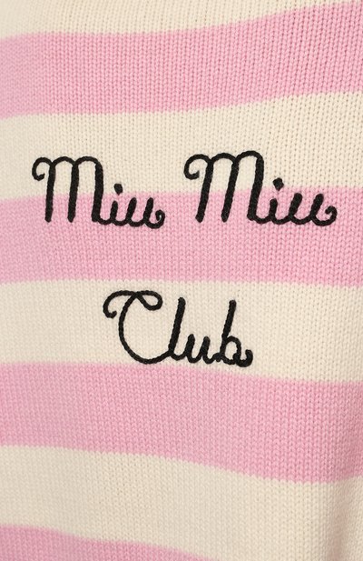 Кашемировый пуловер MIU MIU, арт. MML574-10TH-F0AY1, фото 5