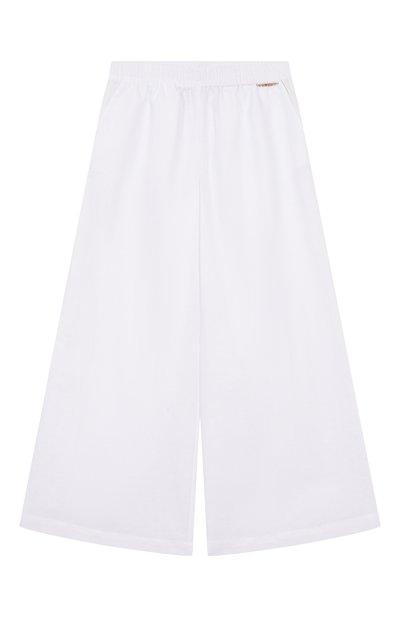 Брюки изо льна и хлопка TWINSET, арт. 251GJ2400, фото 1