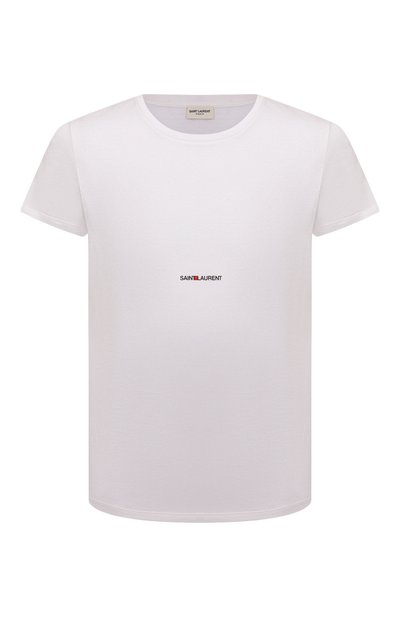 Мужская хлопковая футболка SAINT LAURENT, арт. 464572/YB2DQ