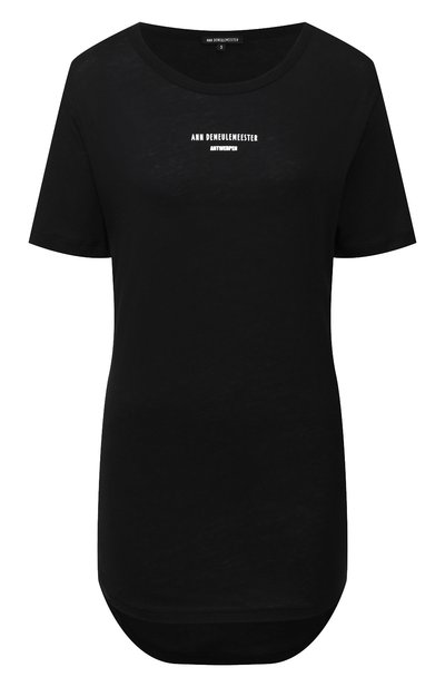 Женская хлопковая футболка ANN DEMEULEMEESTER, арт. 2001-3979-W-232-096