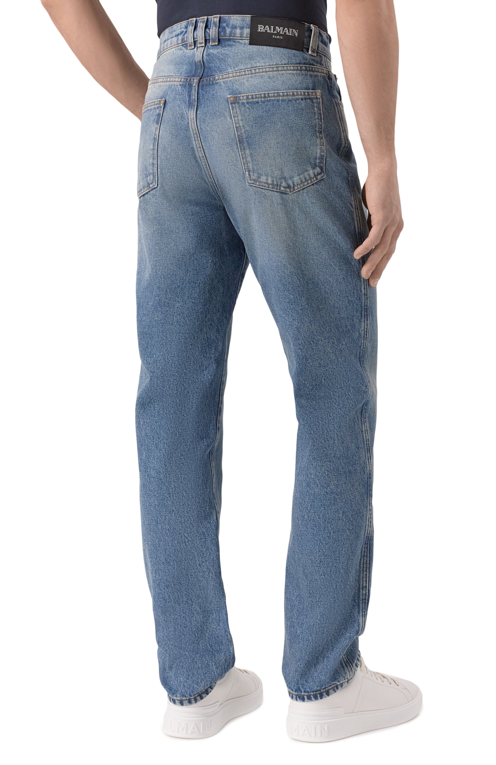 Джинсы BALMAIN, арт. EH0MI083/DF44, фото 4