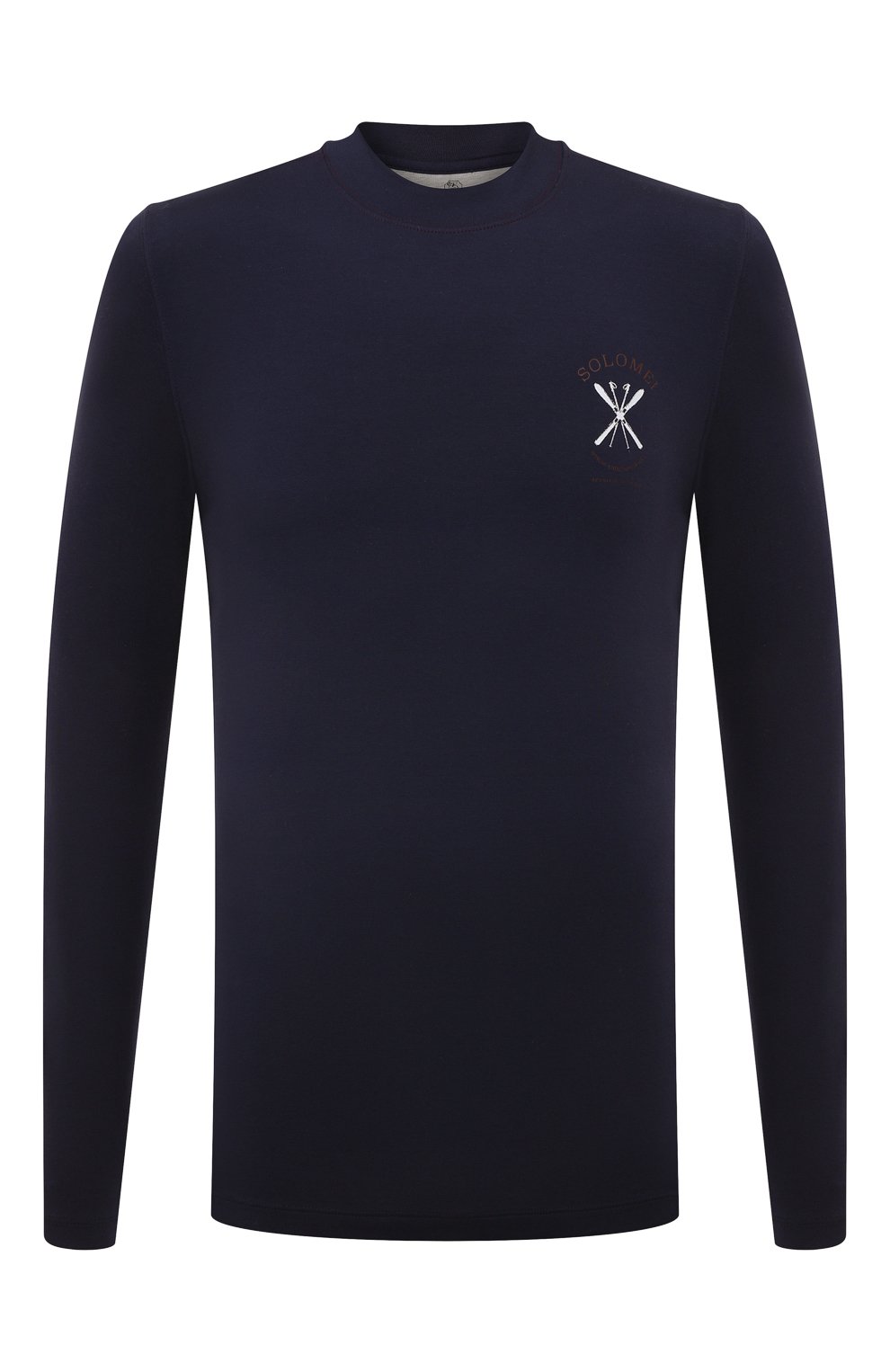 Шелковый лонгслив BRUNELLO CUCINELLI, арт. MM819KT70, фото 1