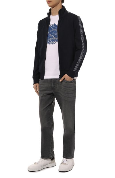 Хлопковая футболка PAUL&SHARK, арт. 23411070, фото 2