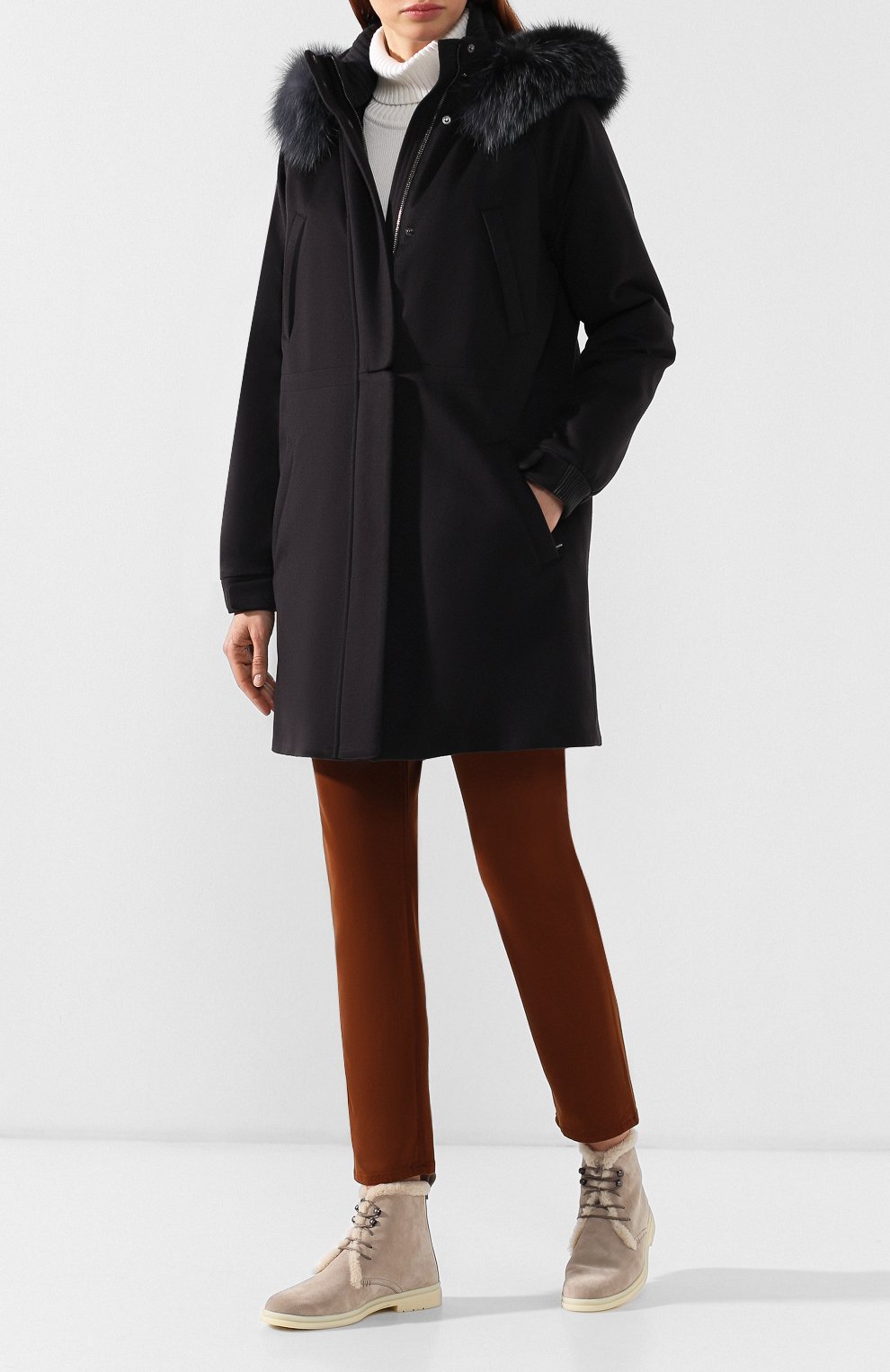 Кашемировая парка LORO PIANA, арт. FAI3628, фото 2