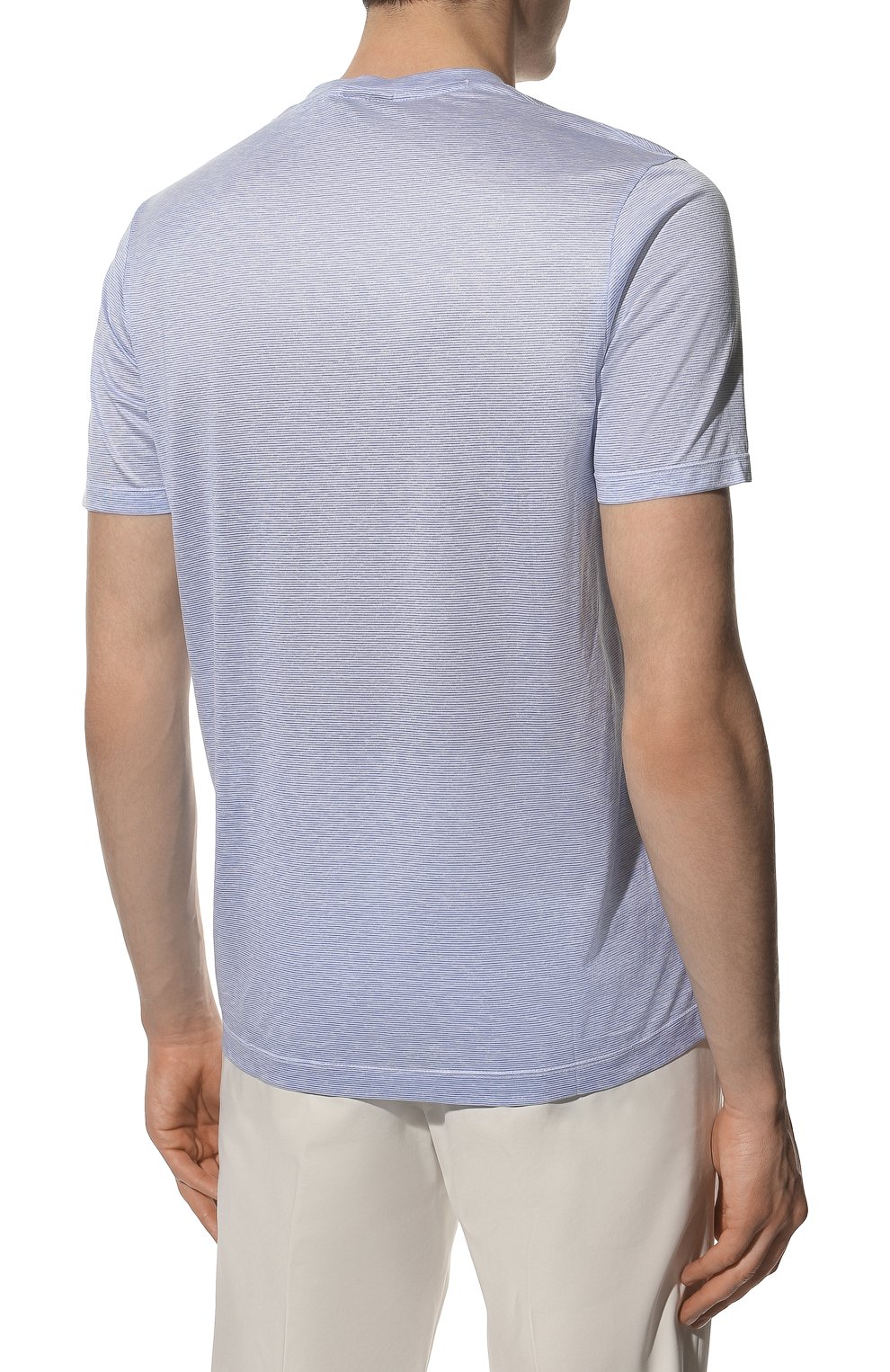 Футболка из хлопка и шелка PAUL&SHARK, арт. 22411076/FMH, фото 4