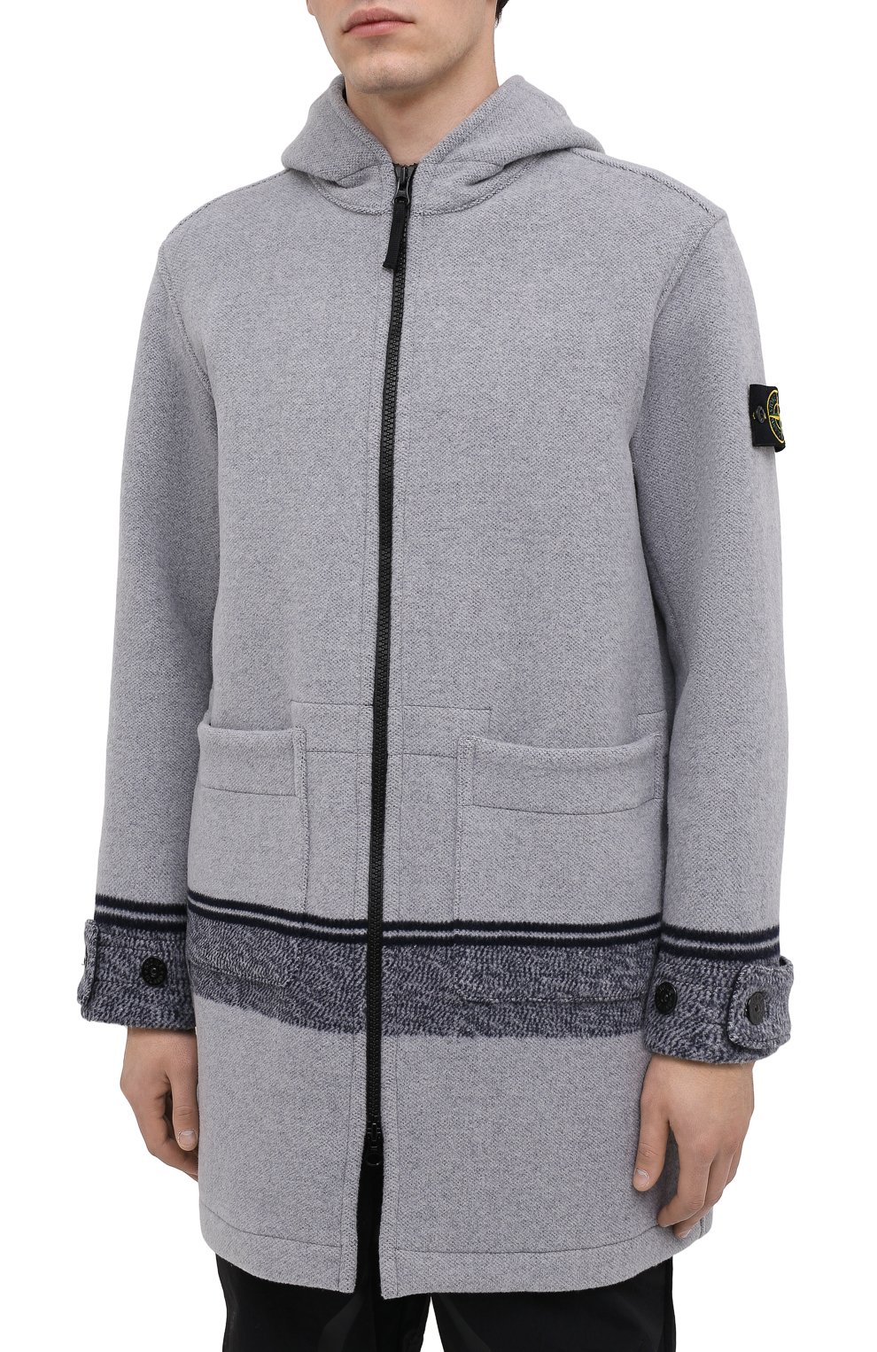 Шерстяное пальто STONE ISLAND, арт. 731571252, фото 3