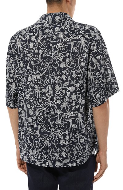 Льняная рубашка KITON, арт. UMC028H08902, фото 4