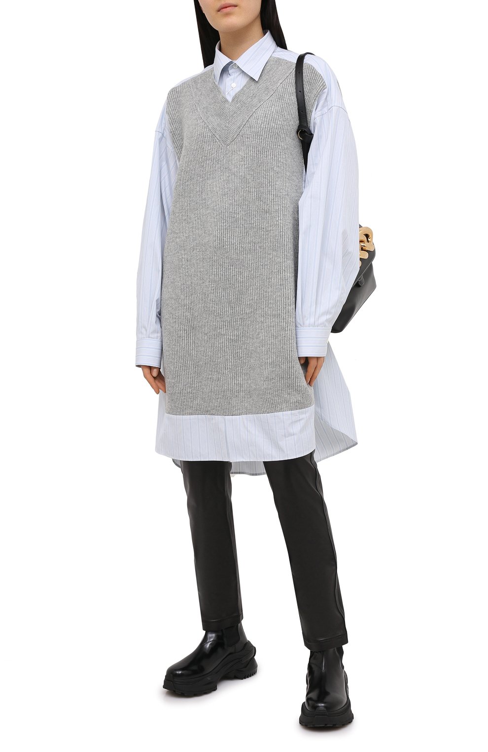 Кожаные брюки PROENZA SCHOULER WHITE LABEL, арт. WL2046032-LR184, фото 2