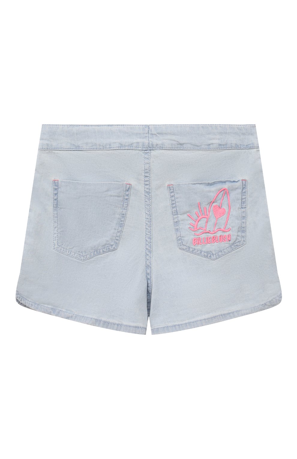 Джинсовые шорты BILLIEBLUSH голубого цвета по цене 6690 руб., арт. U20122, фото 2 Джинсовые шорты BILLIEBLUSH, арт. U20122, фото 2