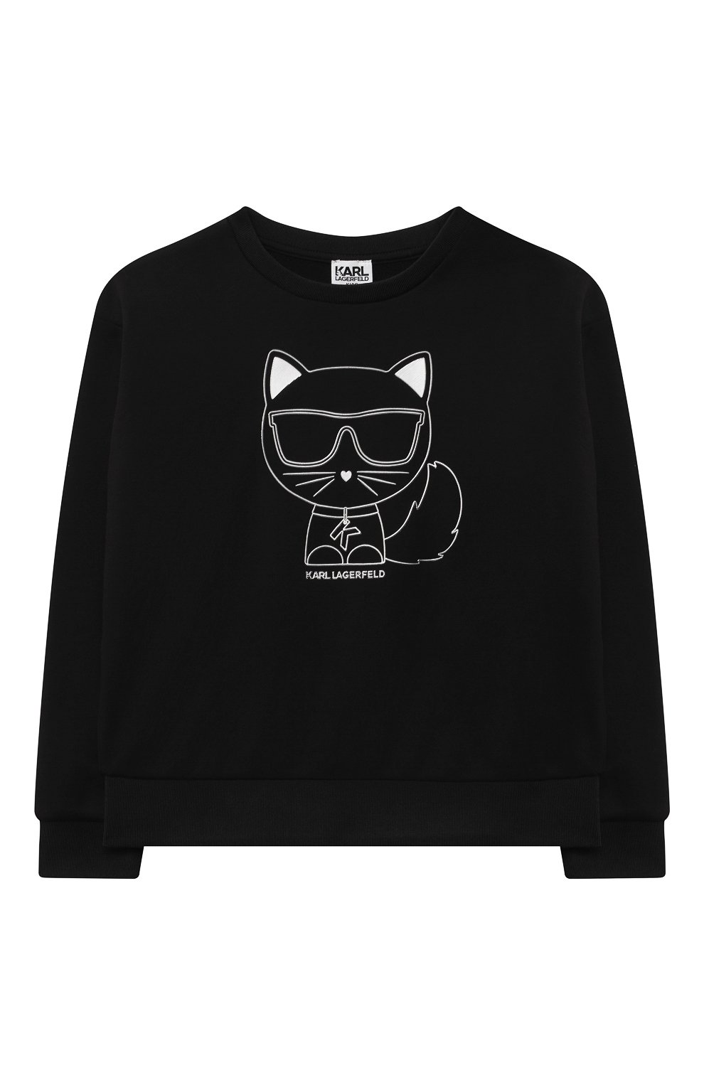 Хлопковый свитшот KARL LAGERFELD KIDS, арт. Z15312, фото 1
