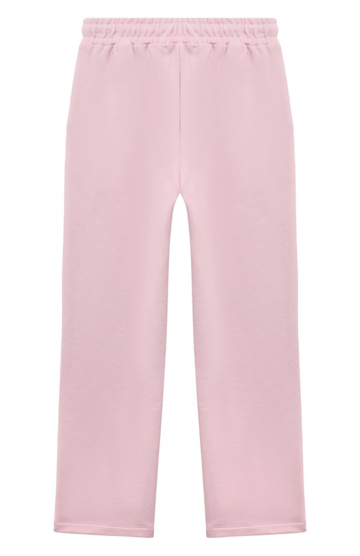 Хлопковые брюки MSGM kids Розовый, фото 2