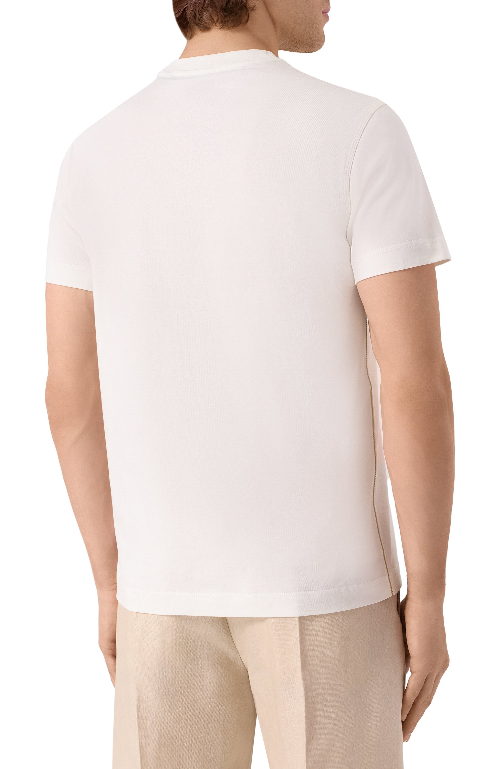 Хлопковая футболка BURBERRY, арт. 8102209, фото 4