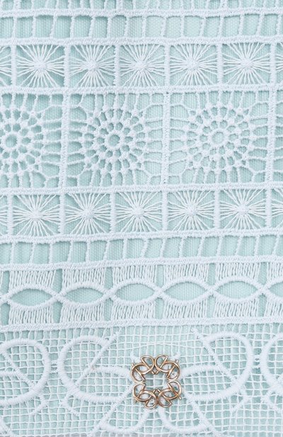 Хлопковый топ ELIE SAAB JUNIOR голубого цвета по цене 37750 руб., арт. EFTP024/TS1124, фото 3 Хлопковый топ ELIE SAAB JUNIOR, арт. EFTP024/TS1124, фото 3