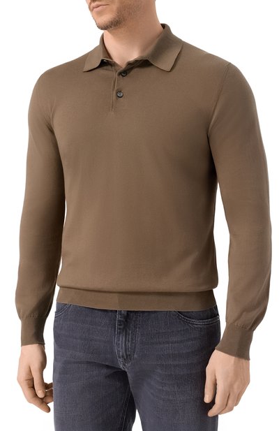 Хлопковое поло KITON, арт. UMKXX35_001, фото 3