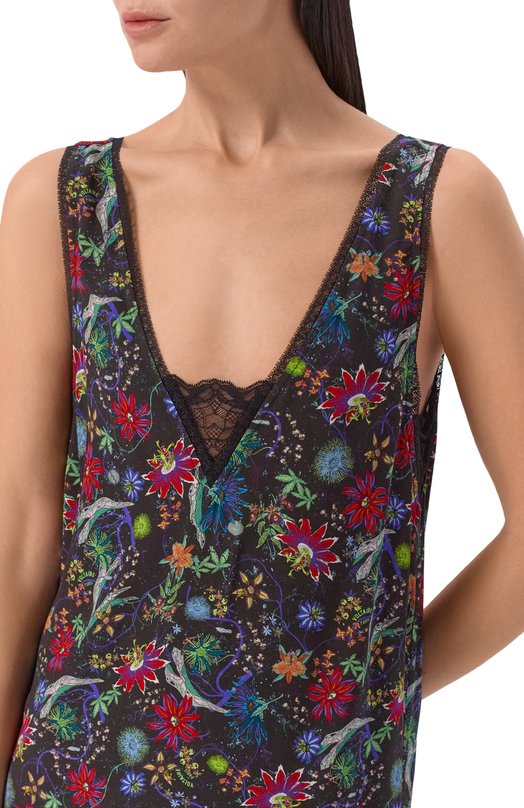 Платье из вискозы Zadig and Voltaire WWDR02665 Разноцветный  WWDR02665 Фото 4