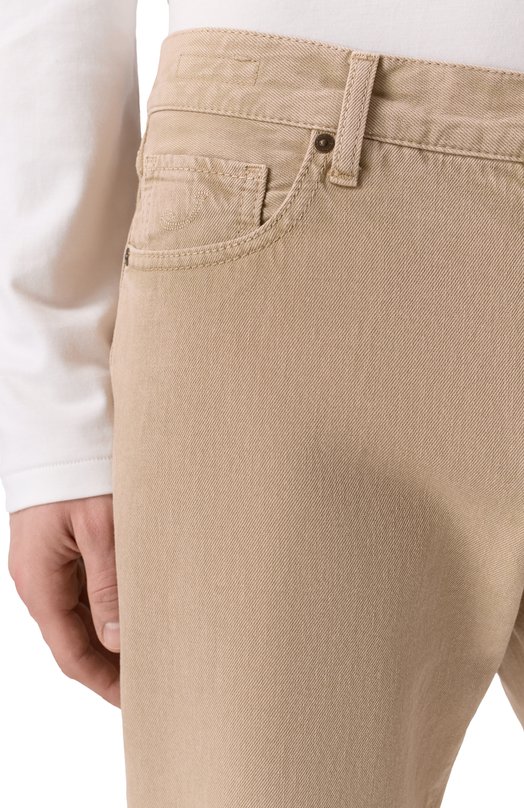 Джинсы Edo Jacob Cohen JUM_QE031 054 T751A TM Бежевый  JUM_QE031 054 T751A TM Фото 5