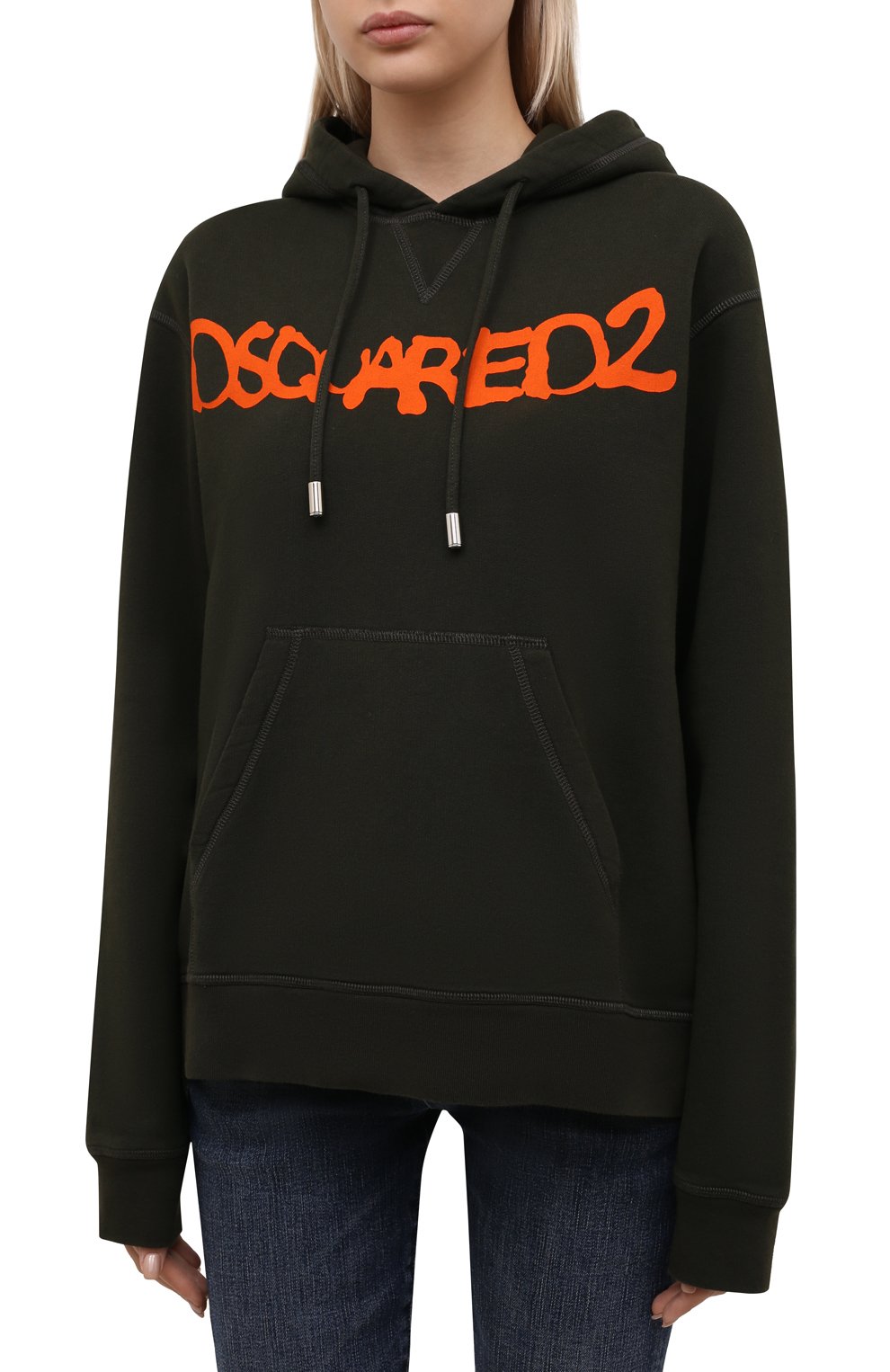 Хлопковое худи DSQUARED2, арт. S72GU0349/S25042, фото 3