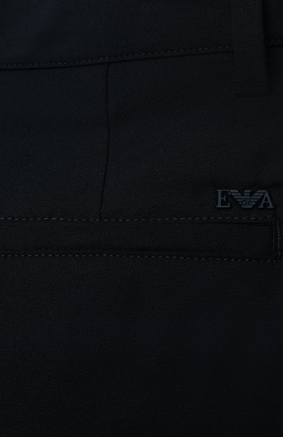 Брюки EMPORIO ARMANI темно-синего цвета по цене 19950 руб., арт. 6K4PJL/4N4FZ, фото 3 Брюки EMPORIO ARMANI, арт. 6K4PJL/4N4FZ, фото 3