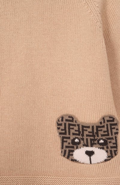 Пуловер из хлопка и кашемира FENDI, арт. BUG211/AVVZ, фото 3