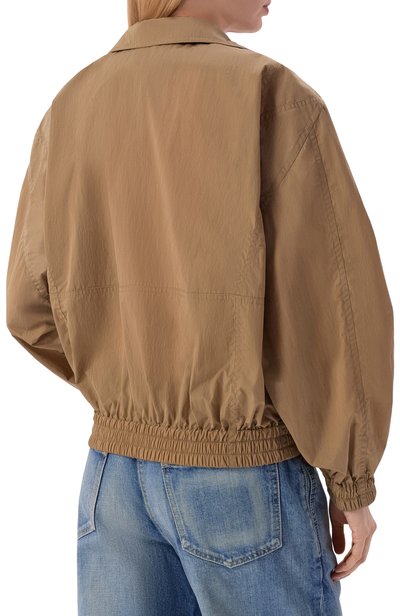 Анорак SAINT LAURENT светло-коричневого цвета по цене 399500 руб., арт. 863244/YZ9GH, фото 4 Анорак SAINT LAURENT, арт. 863244/YZ9GH, фото 4