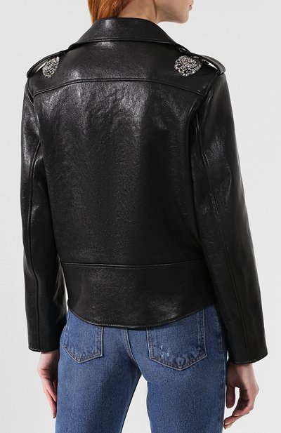 Кожаная косуха GUCCI, арт. 572674/XNAER, фото 4