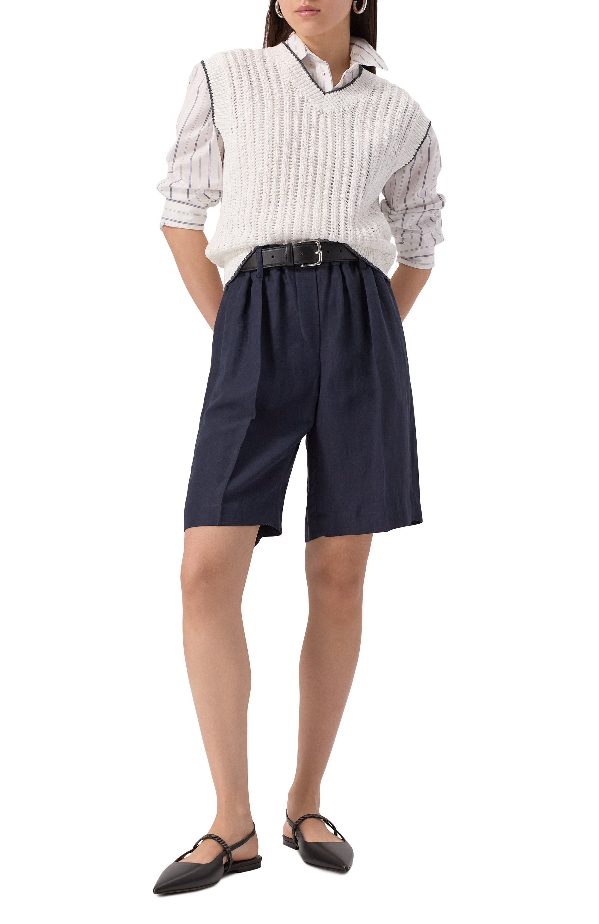 Хлопковый жилет BRUNELLO CUCINELLI, арт. MSB582002, фото 2