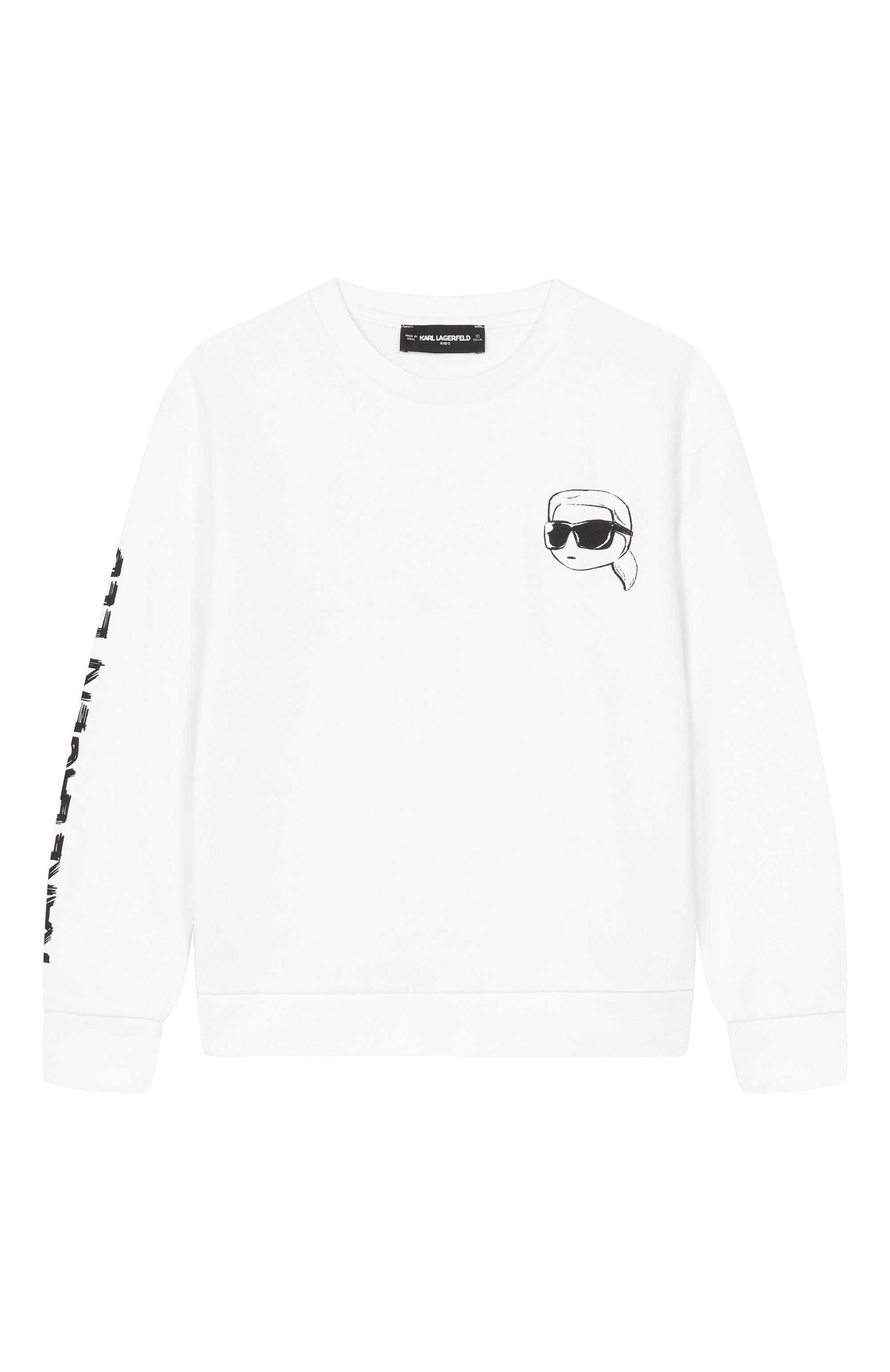 Хлопковый свитшот KARL LAGERFELD KIDS, арт. Z31088, фото 1