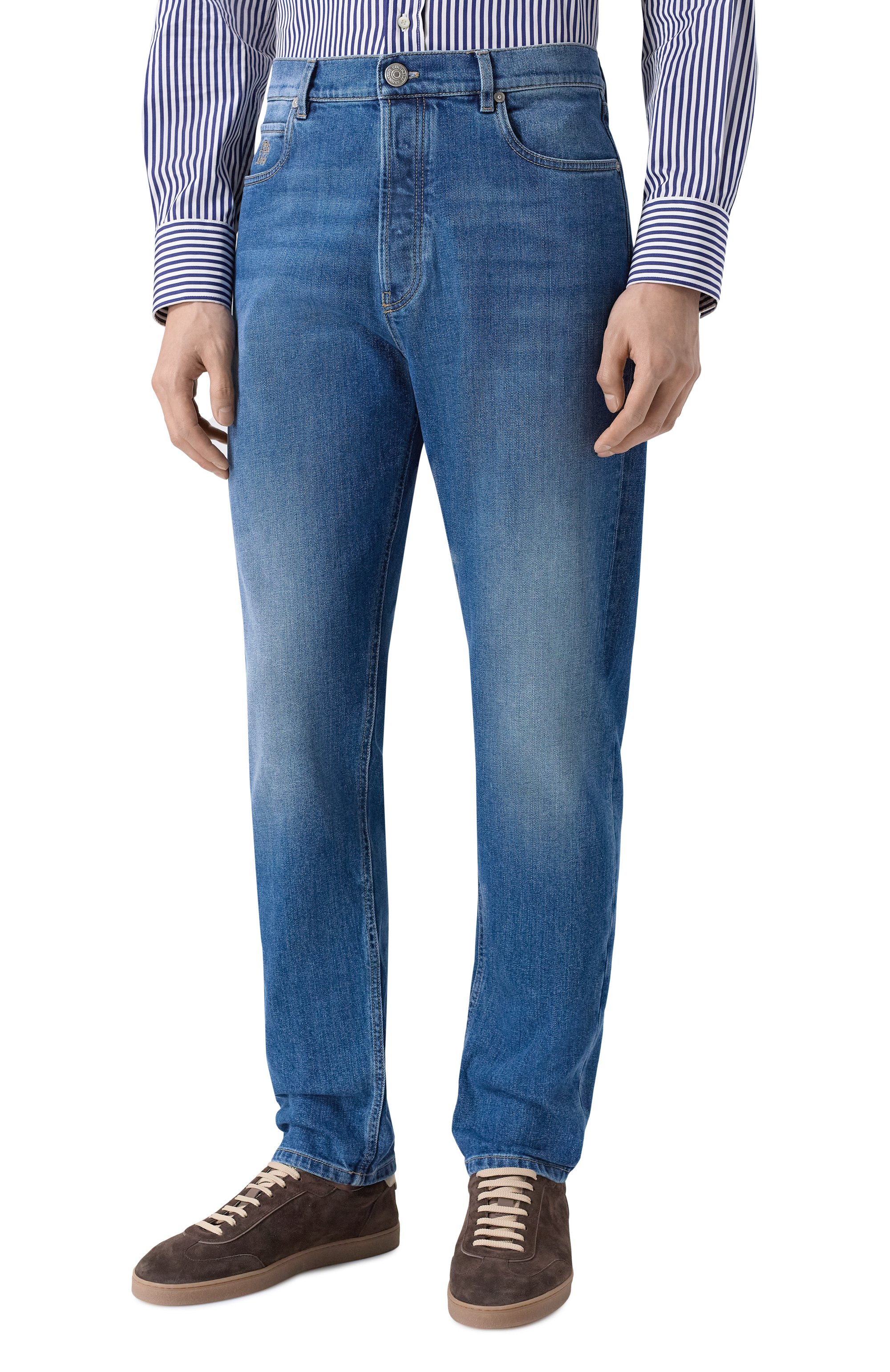 Джинсы iconic fit BRUNELLO CUCINELLI, арт. M283P01090, фото 3