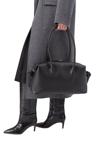 Женская сумка brioche YUZEFI, арт. BRI0CHE DUFFLE/PEBBLE GRAIN LEATHER