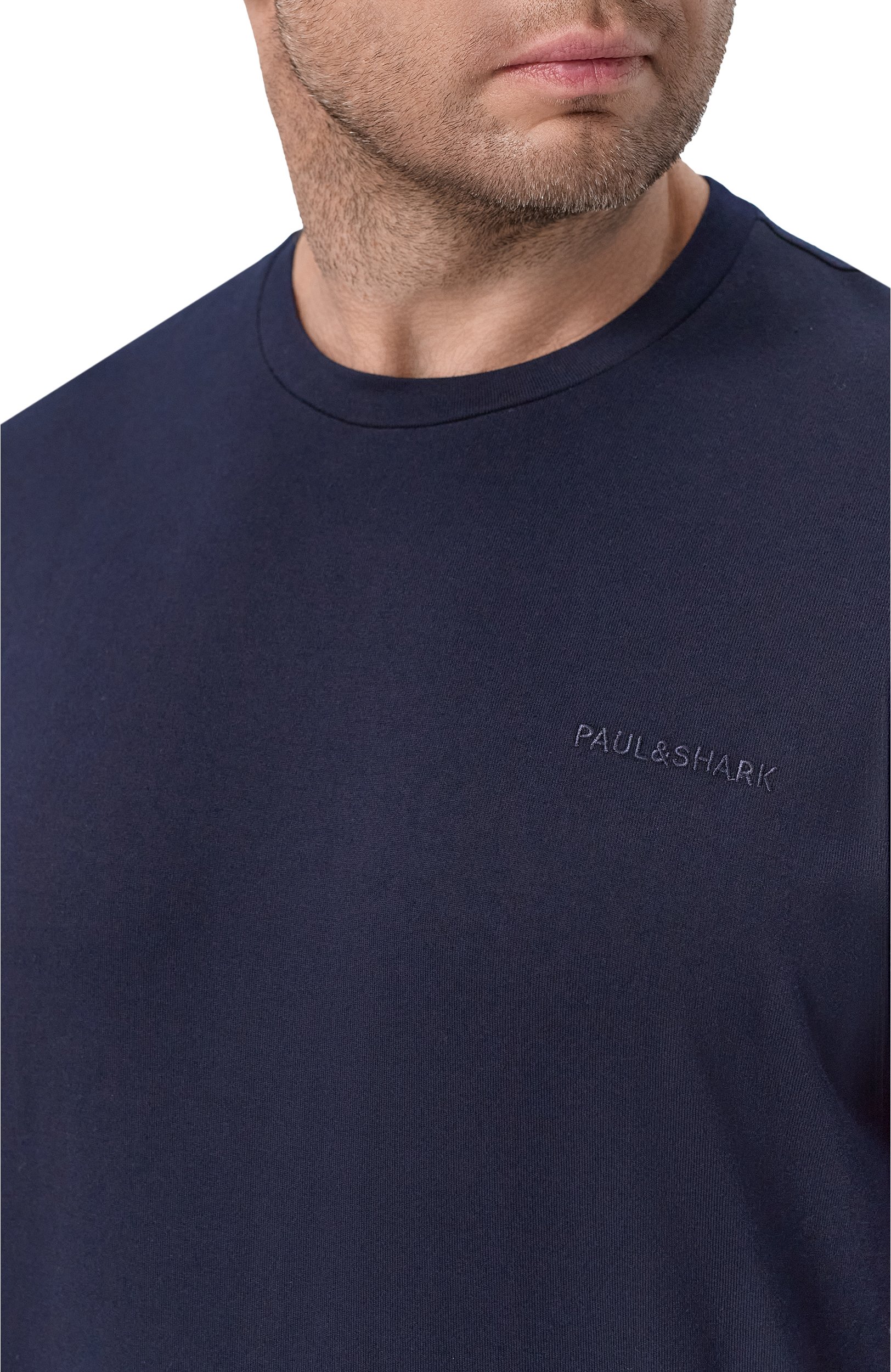 Хлопковая футболка PAUL&SHARK, арт. 15311607/3XL-6XL, фото 5