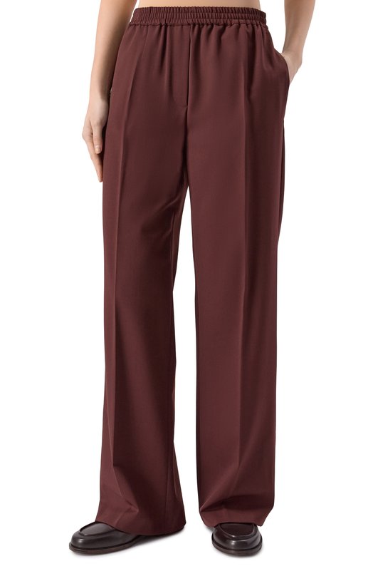 Брюки Weekend Max Mara PETRA Бордовый  PETRA Фото 3