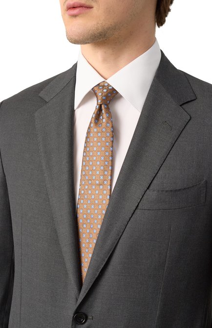 Мужской шелковый галстук CANALI, арт. 18/HJ04242