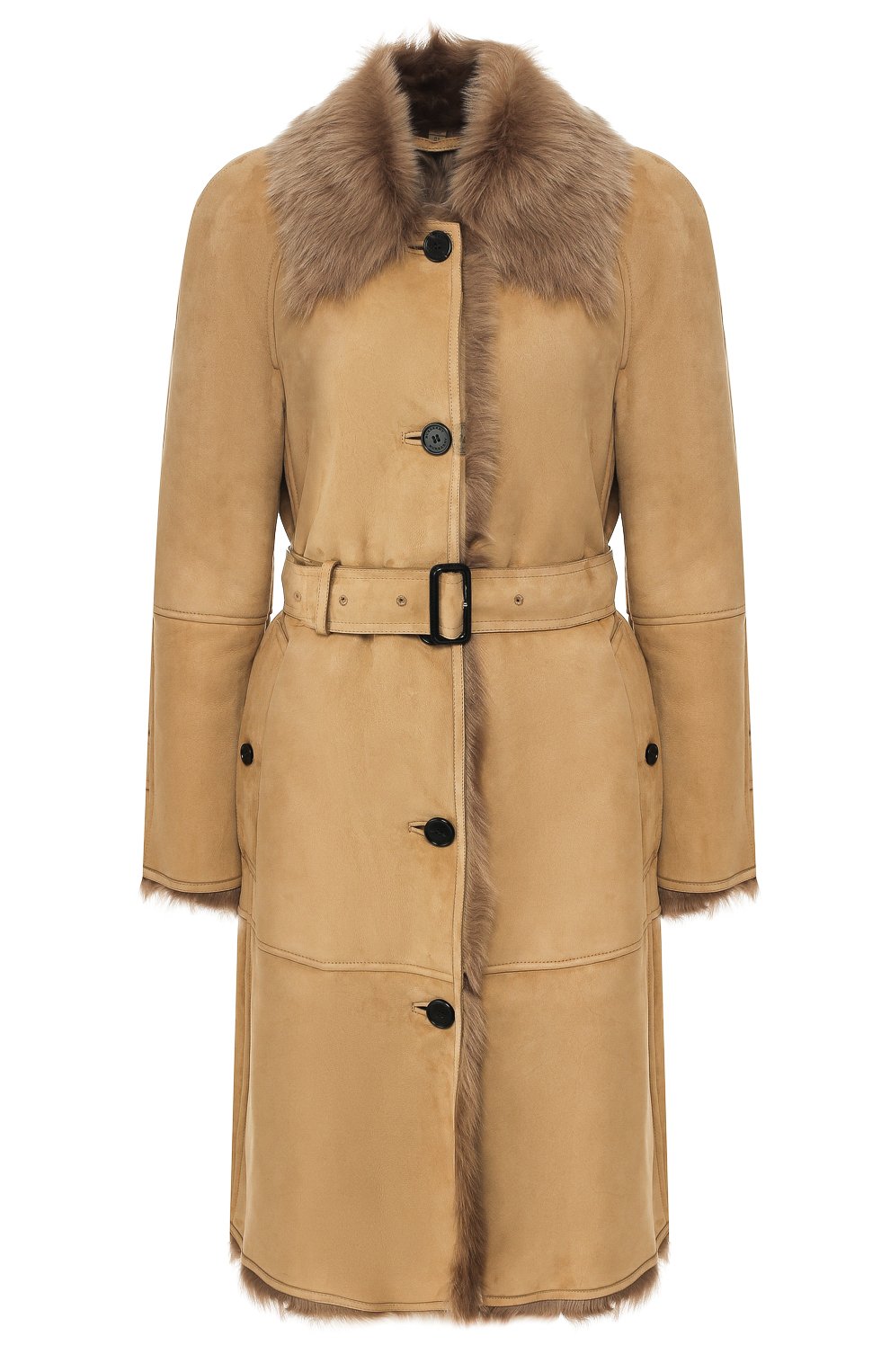 Дубленка с поясом BURBERRY, арт. 8003977, фото 1