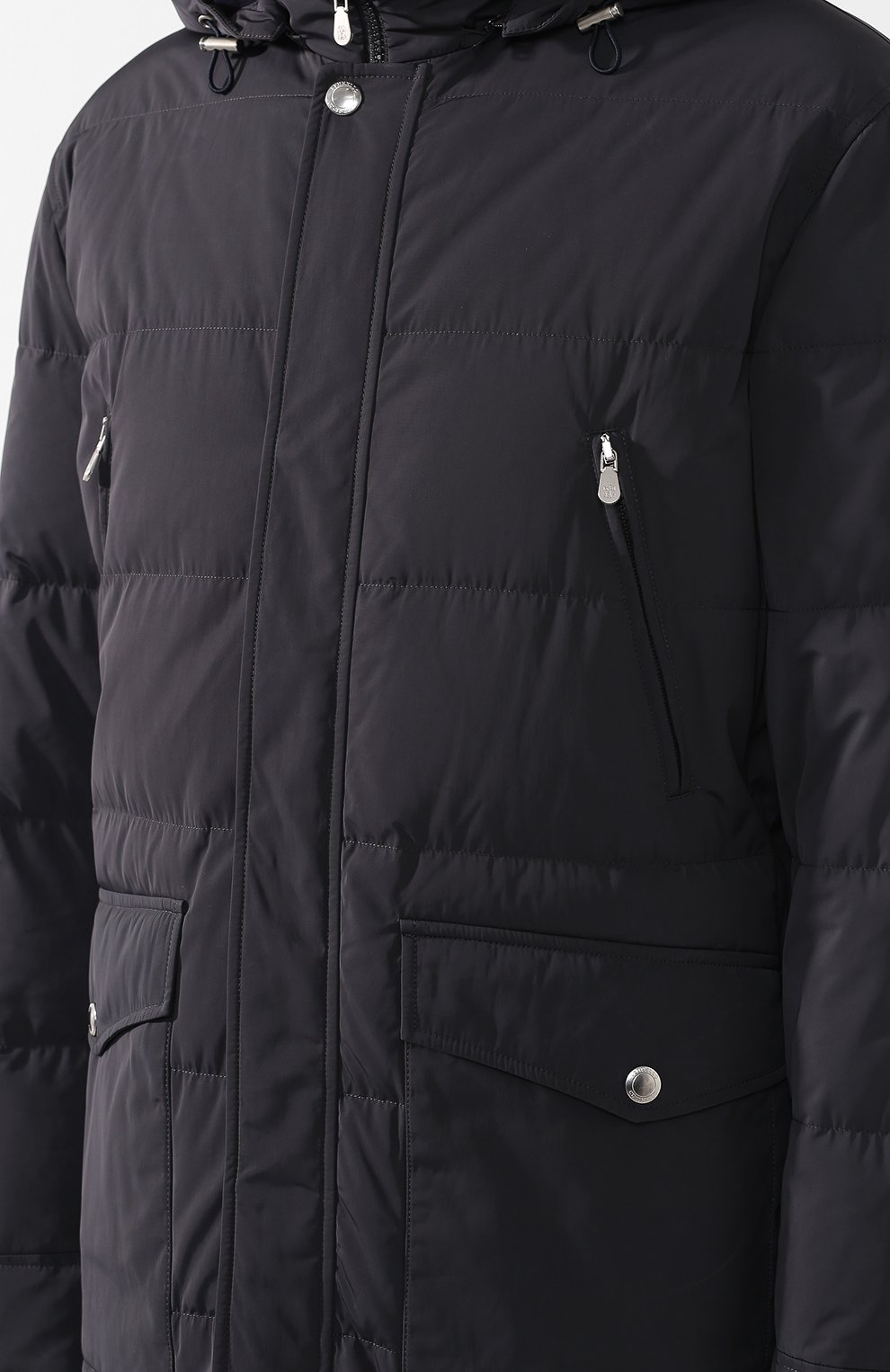 Пуховая куртка на молнии с капюшоном BRUNELLO CUCINELLI, арт. MM4931395, фото 5