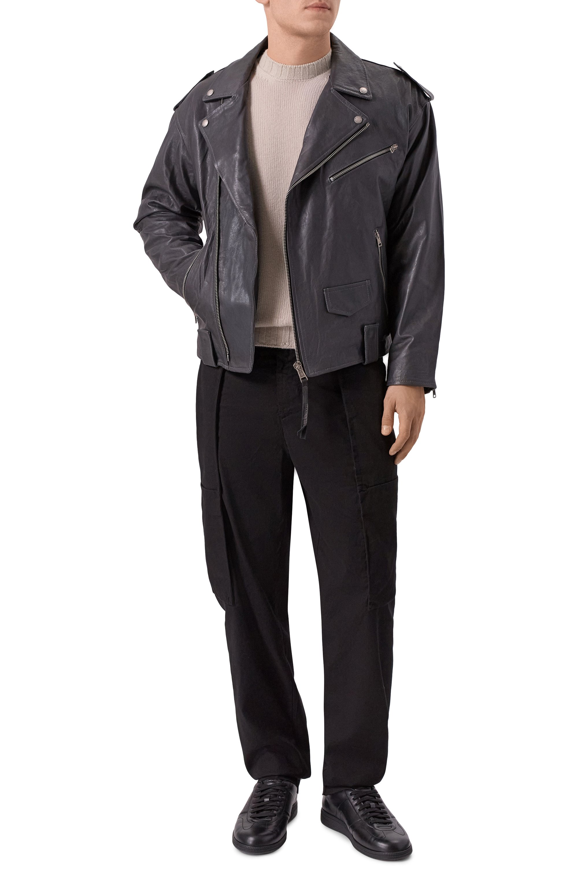 Кожаная куртка NEVER ENOUGH, арт. MJL072, фото 2