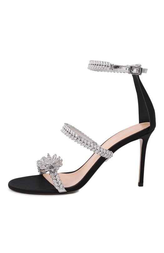 Текстильные босоножки Lotus Flower 100 Mach & Mach R26S091295CRP600 Чёрный  R26S091295CRP600 Фото 4