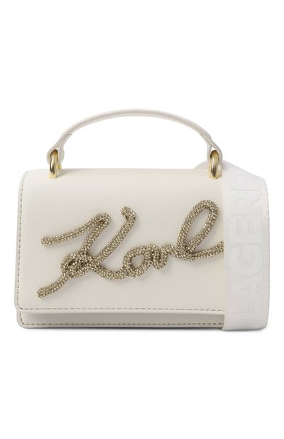 Сумка KARL LAGERFELD KIDS молочного цвета по цене 24860 руб., арт. Z31212, фото 4 Сумка KARL LAGERFELD KIDS, арт. Z31212, фото 4