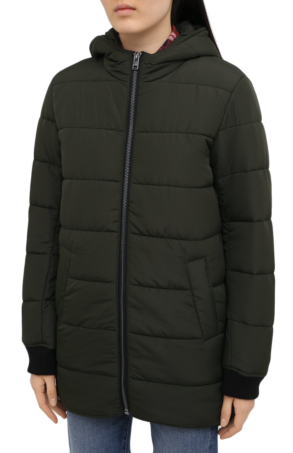 Парка ZADIG AND VOLTAIRE хаки цвета по цене 62650 руб., арт. WJCD2902F, фото 6 Парка ZADIG AND VOLTAIRE, арт. WJCD2902F, фото 6