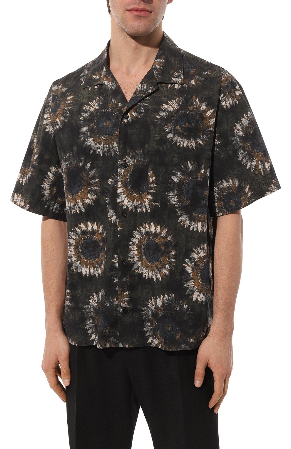 Хлопковая рубашка HUGO разноцветного цвета по цене 11800 руб., арт. 50490665, фото 3 Хлопковая рубашка HUGO, арт. 50490665, фото 3