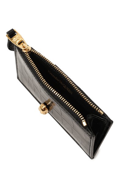 Кожаный футляр для кредитных карт ALEXANDER MCQUEEN, арт. 6320371JMFG, фото 4