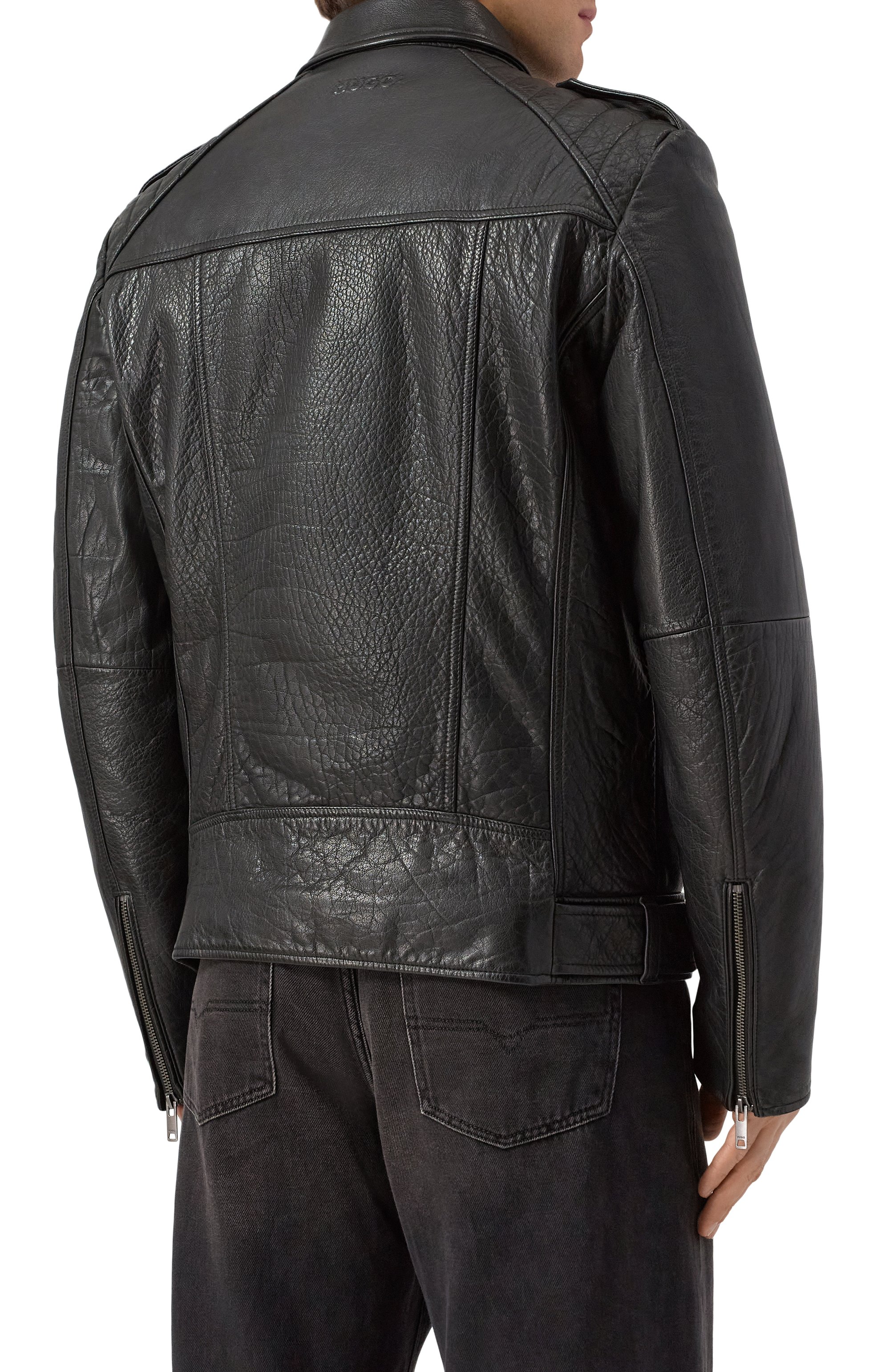 Кожаная куртка HUGO, арт. 50542108, фото 4