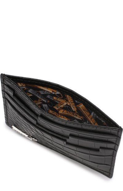 Футляр для кредитных карт из кожи крокодила ZILLI, арт. MJL-0WC02-1010M/0001, фото 3