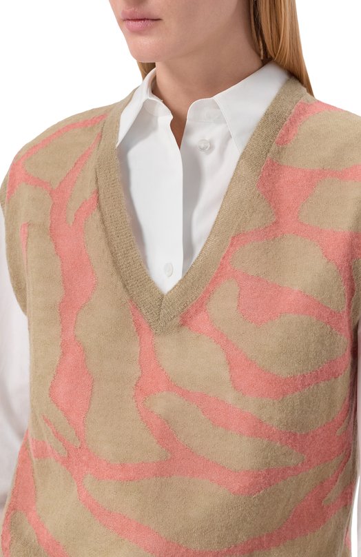 Жилет Dries Van Noten 131272/3723 Бежевый  131272/3723 Фото 5