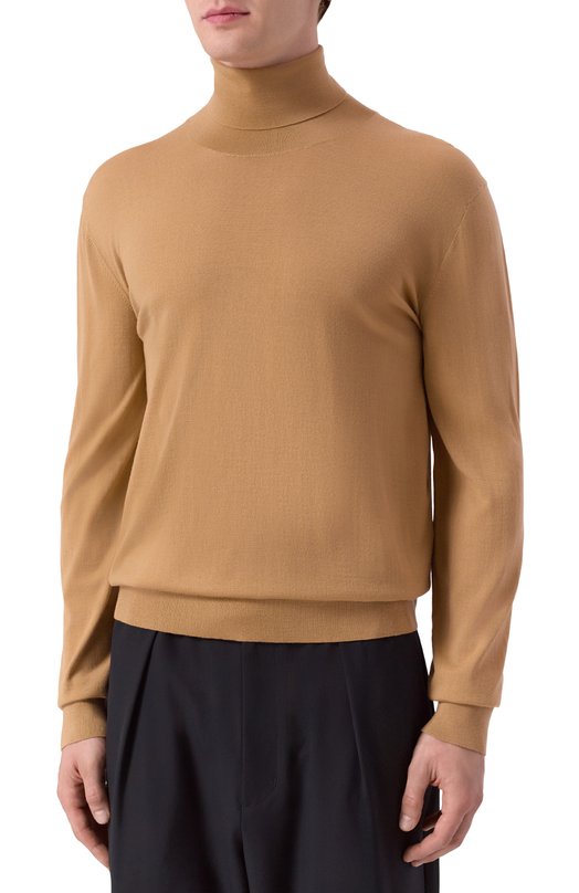 Шерстяная водолазка Dolce & Gabbana GXW05T/JCVZS Бежевый  GXW05T/JCVZS Фото 3