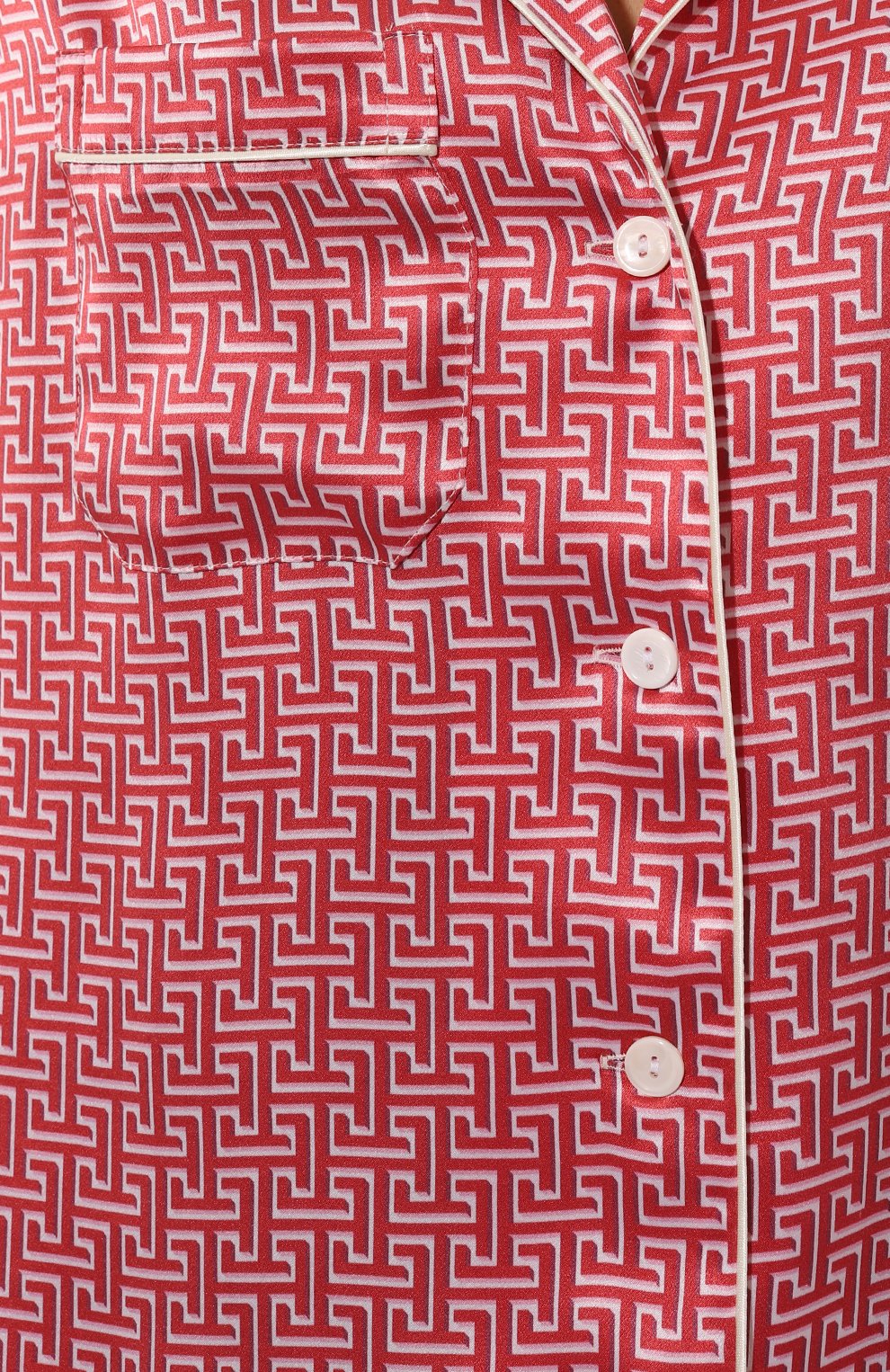 Шелковая пижама DEREK ROSE розового цвета по цене 85050 руб., арт. 2050-BRIN109, фото 8 Шелковая пижама DEREK ROSE, арт. 2050-BRIN109, фото 8