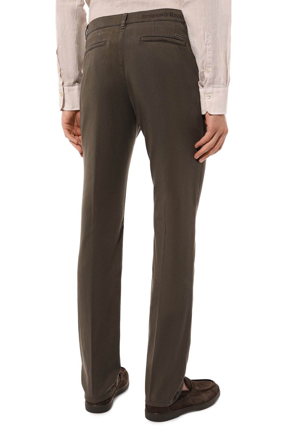 Брюки из лиоцелла и хлопка STEFANO RICCI, арт. M8T33B0150/FLUENT, фото 4