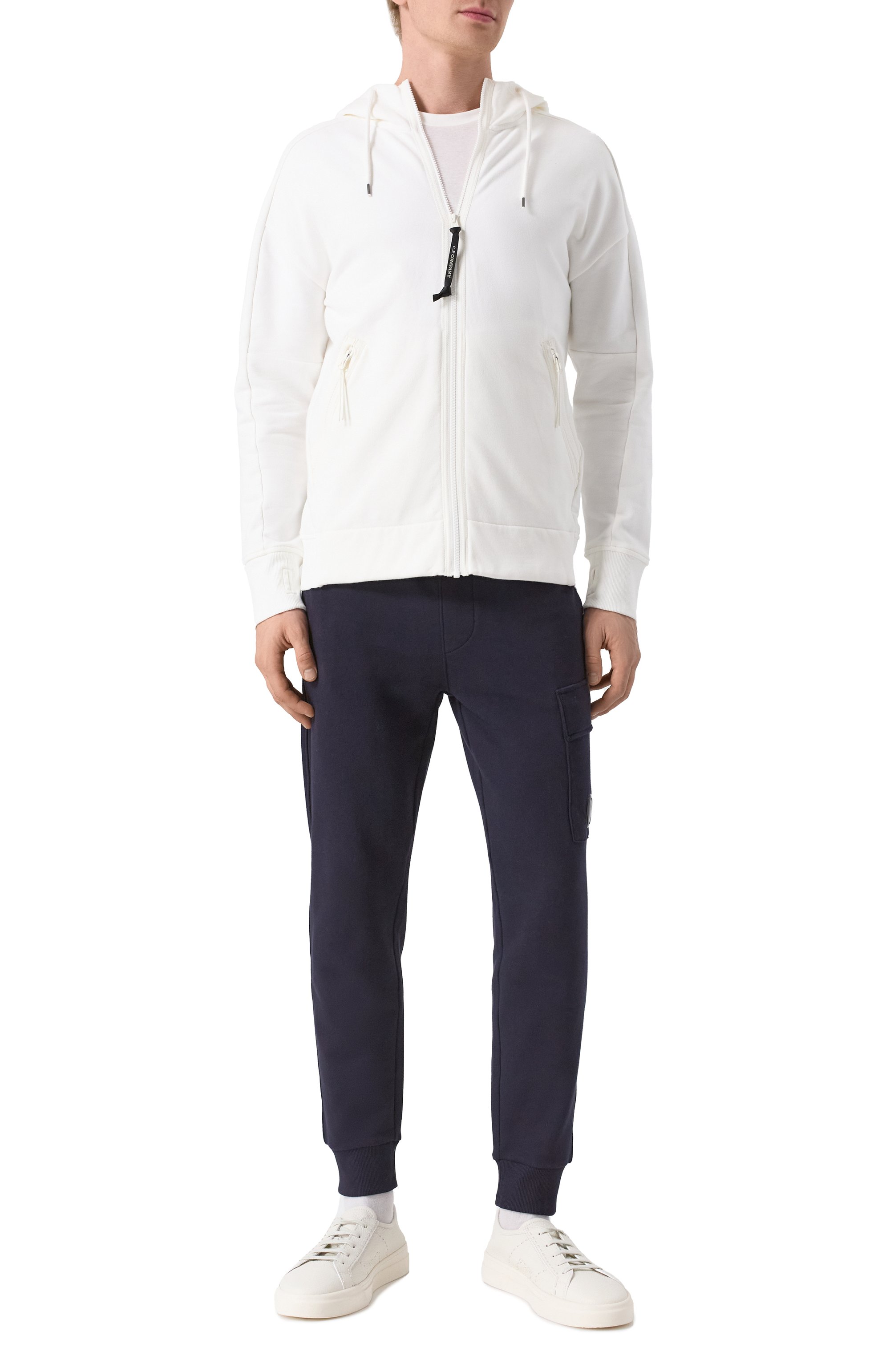 Хлопковые джоггеры C.P. COMPANY, арт. 18CMSP017A005086W, фото 2