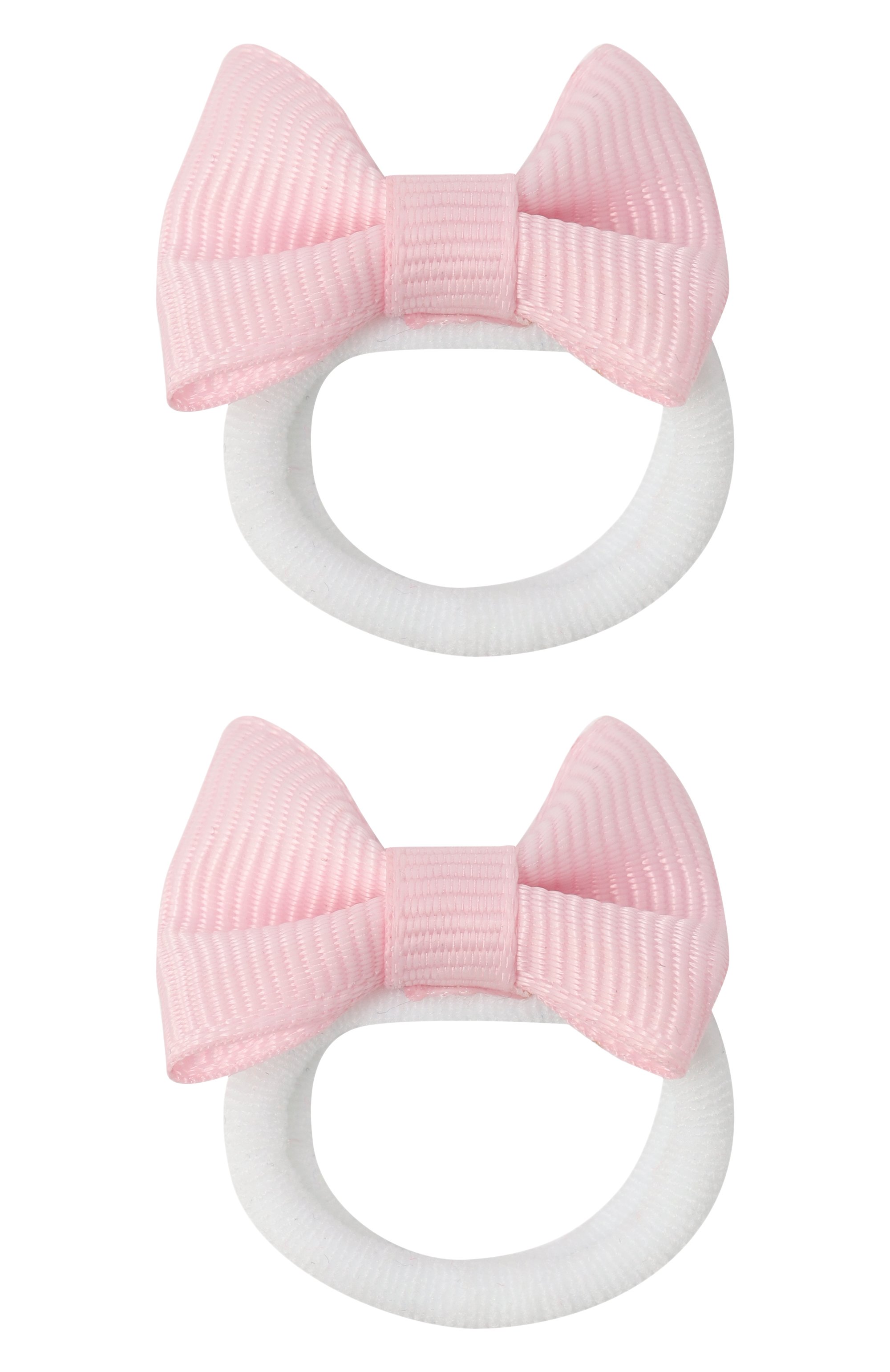 Комплект из двух бантов-резинок JUNEFEE розового цвета по цене 690 руб., арт. 5525, фото 1 Комплект из двух бантов-резинок JUNEFEE, арт. 5525, фото 1