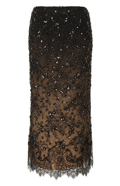 Женская юбка с отделкой пайетками ELIE SAAB, арт. SK366NP26/LAE04